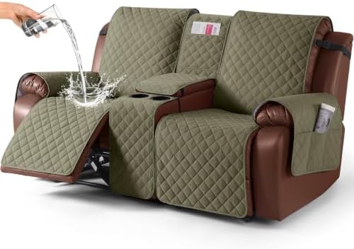 KinCam 100% Waterproof Loveseat Recliner Cover by KinCam