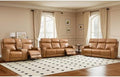 HAOMARKETS 3-Piece Top Grain Leather Electric Reclining Sofa Set by HAOMARKETS