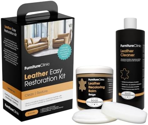 Furniture Clinic Leather Easy Restoration Kit, 4 Piece by FurnitureClinic