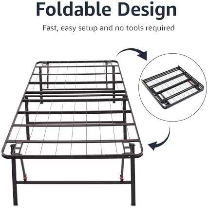 Amazon Basics Foldable Metal Platform Bed Frame - Image 6