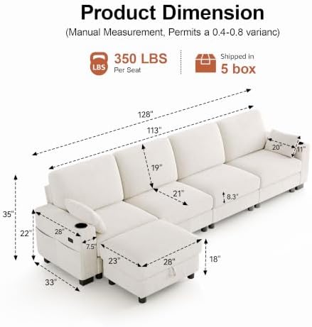 Vipbear Modular Sectional Sofa - Image 2