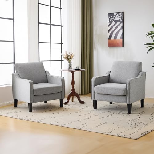 VINGLI Accent Chairs Set of 2, Modern Traditional Armchair by VINGLI