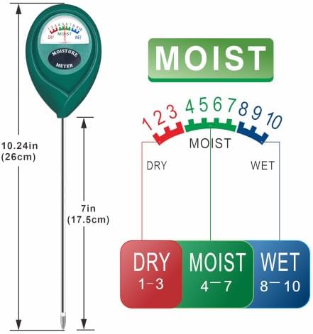 XLUX Plant Soil Moisture Meter, - Image 2