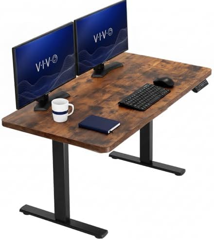 VIVO Rustic Vintage Brown 43 x 24 in Standing Desk by VIVO