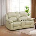Manual Recliner Loveseat Set, Living Room Furniture Sets, 2 Seater Modern by Toseslo
