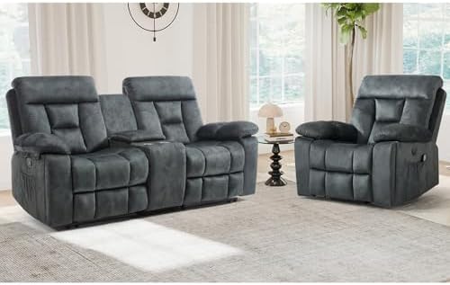 CANMOV Recliner Sofa Set, Power Lift Recliner by CANMOV