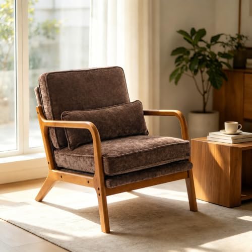 Karl home Mid-Century Modern Accent Reading Chair by Karlhome