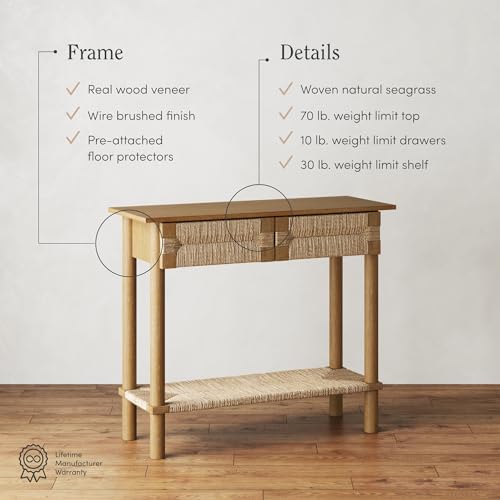 Nathan James Beacon Wooden Sofa Console Table - Image 4