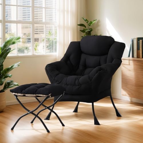 Lazy Chair with Ottoman, Soft Comfy Chair - Image 6