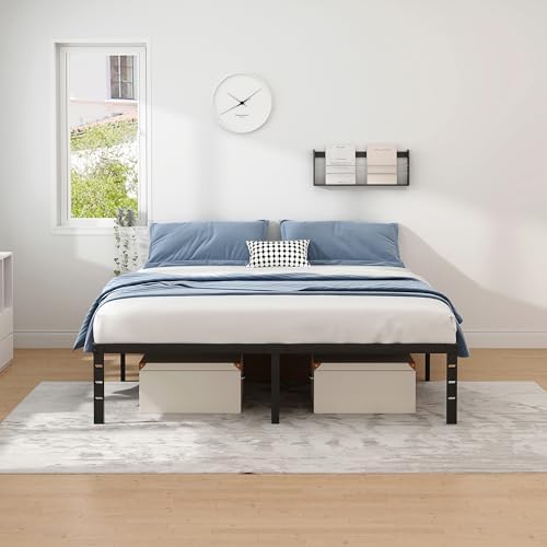 NEW JETO Metal Bed Frame, Full Size Bed Frame - Image 6