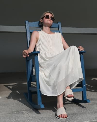 Outdoor Rocking Chair, Oversized Patio Rocking Chair, All Weather - Image 2