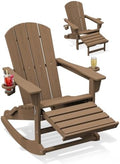 KINGYES HDPE Adirondack Rocking Chair by KINGYES