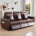 RARZOE Modular Sectional 3-Seater Recliner Sofa, Faux Leather by RARZOE
