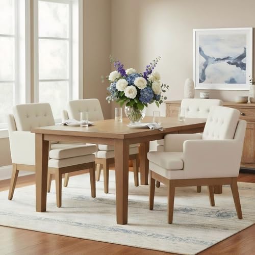 Upholstered Tufted Dining Chairs - Image 7