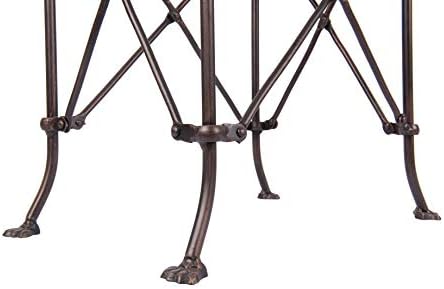 Creative Co-Op Vintage Rectangular Metal Side Table - Image 4