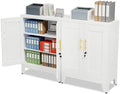 GAIOUS White Metal File Cabinet by GAIOUS
