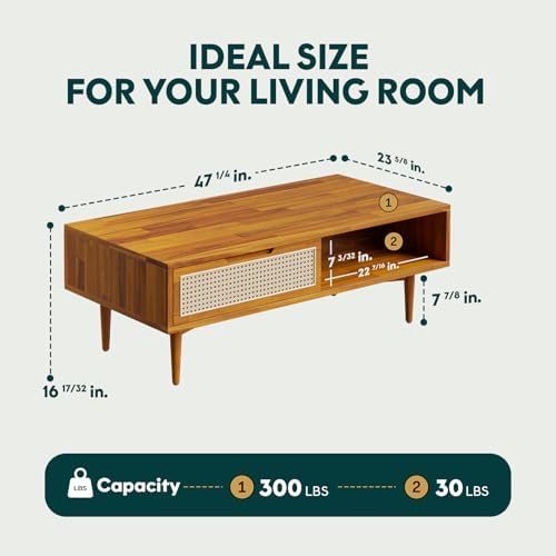 Bme Oliver Solid Wood Coffee Table - Image 2