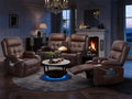 RV Loveseat Recliner Sofa Set, Home Theater Seating by TOMOSLTER