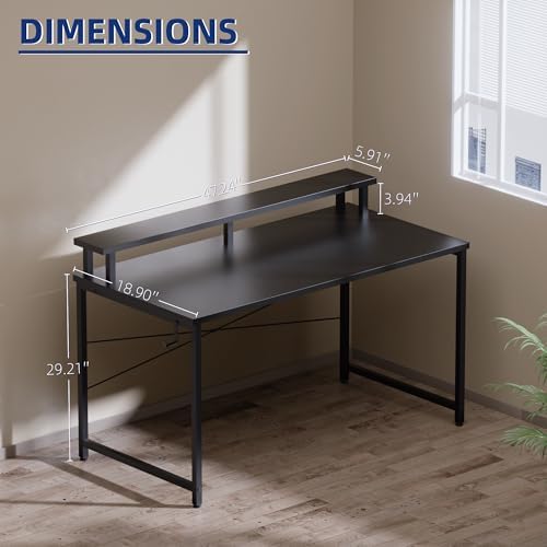 Pamray 47 Inch Small Computer Desk - Image 3