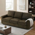 84" Chenille 3-Seat Sofa w/Comfortable Back Cushions by ACMEASE