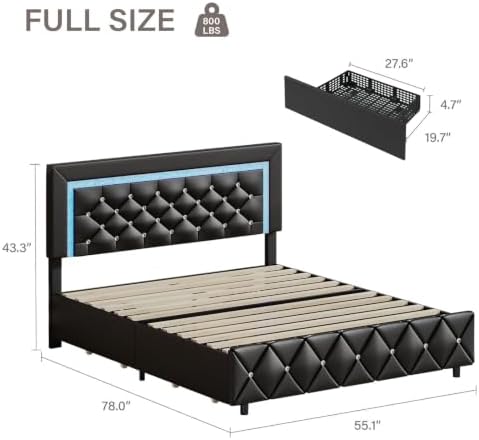 BarnFurin Full Size Bed Frame - Image 2