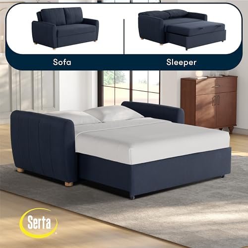 Serta® Galway 66.5" Full-Size Convertible Pop-up Sofa, Dream Coil® Comfort - Image 5