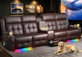 RV Loveseat Recliner Sofa, Home Theater Seating by TOMOSLTER