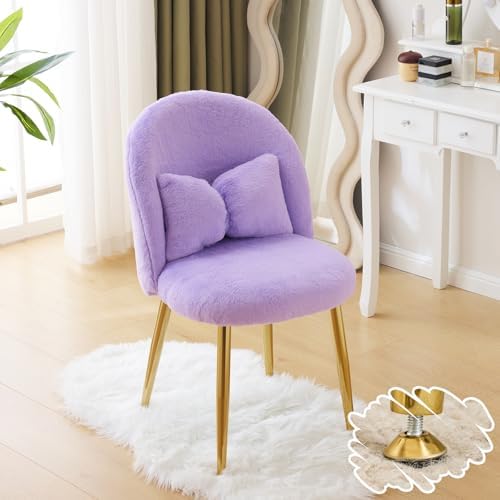 VINGLI Fluffy Girls Vanity Chair by VINGLI