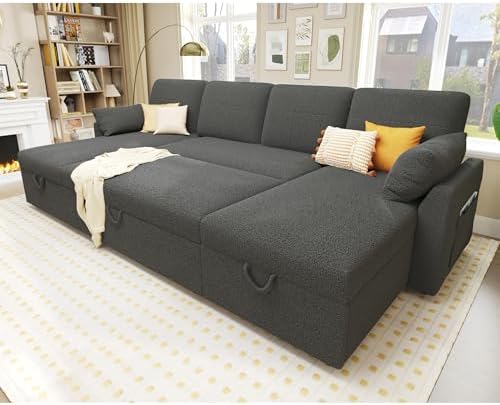 PaPaJet 110" Sleeper Sofa, Pull Out Couch by PAPAJET