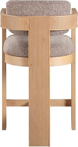 Meridian Furniture Sacha Linen Blend Counter Stool - Image 6