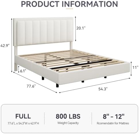 IMMERSTABLE Full Size Floating Bed Frame - Image 2