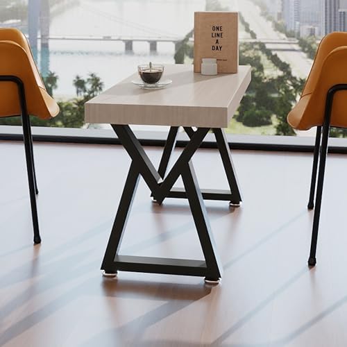 24 Inch Metal Coffee Table Legs, Modern End & Side Table Legs, Heavy Duty Iron - Image 3