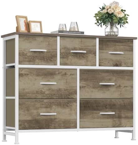 Fabric Dresser for Bedroom by HAPPYMONTLLC