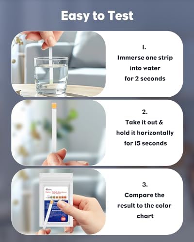 Pawfly Water Hardness Test Kits, 100 Strips Hard Water Test Kit - Image 5