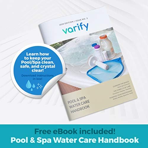 Varify 7in1 Pool Test Strips 100 Hot Tub Test Strips and Spa Test Strips - Image 6