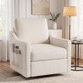 360° Swivel Accent Chair with High Back & Lumbar Support, Deep Seat by LegacyAmerhomeDirect