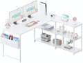 Pamray 57.5 Inch L Shaped Computer Desk by PAMRAY