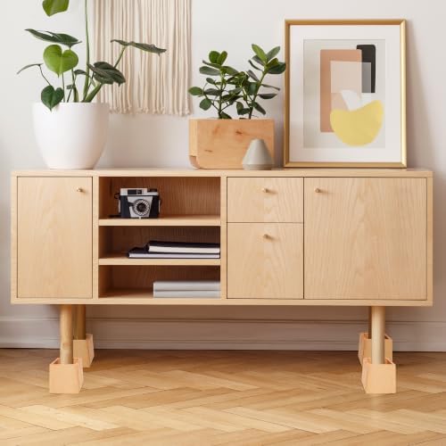 Wooden Bed Risers 4 Inch Heavy Duty, Support 2500 lbs - Image 7