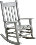 Oversized Outdoor Wooden Rocking Chair by Unknown