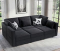 Vesgantti 92" 6 Seats Modular Sectional Sleeper Sofa by Vesgantti