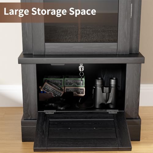 Saudism 10 Wooden Display Gun Safe - Image 7