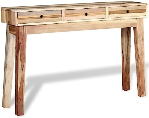 Vintage Solid Reclaimed Wood Console Table - Image 6