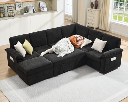 Jocisland 105" Sofa Bed, Sectional Sleeper Sofa - Image 2