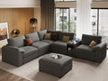 EASE MOOSE Oversized Modular Sectional Sofas, L Shaped Modular Couch by EASEMOOSE