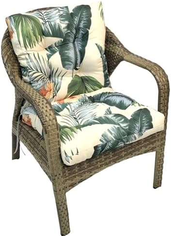 Wicker Chair Cushions for Outdoor Furniture, Outdoor Rocking Chair Cushions by Eoieov