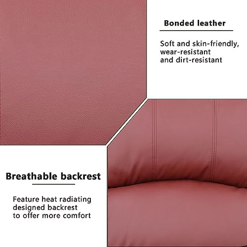 A Ainehome Living Room Furniture Set Leather Recliner Sofa Set Loveseat Chair - Image 4