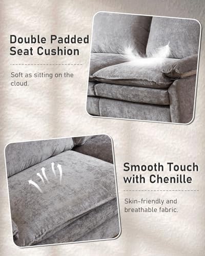 Karl home 88" Sectional Couch 2-Seat L-Shaped - Image 5