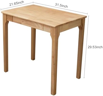 Solid Wood Desk, Gaming Study Home Office Desks - Image 2