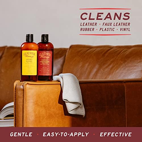 Leather Honey Leather Cleaner Concentrate — Non-Toxic Formula Makes 32oz. - Image 4