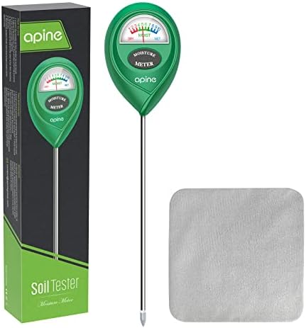 apine Soil Moisture Meter, Plants Moisture Meter, Plant Water Meter by apine
